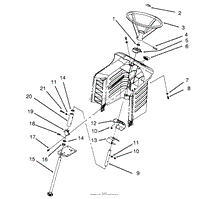 STEERING ASSEMBLY (MODEL NO. 81180 &amp; 81191 ONLY)