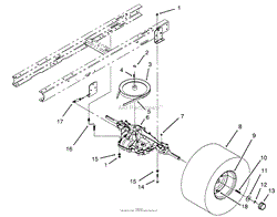 TRANSAXLE ASSEMBLY (MODEL NO. 81182 &amp; 81180 ONLY)