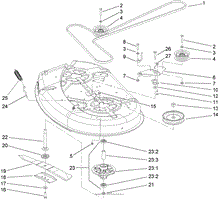 SPINDLE AND BELT DRIVE ASSEMBLY