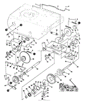 MODEL 9302 RIDING MOWER DRIVE GROUP