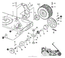 MODEL 9302 RIDING MOWER TRANSMISSION GROUP