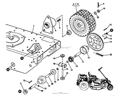 MODEL 9303E RIDING MOWER TRANSMISSION GROUP