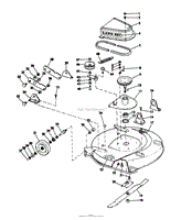 MODEL 9500 RIDING MOWER PAN GROUP