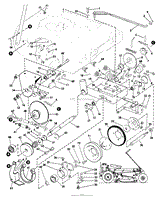 MODEL 9601 RIDING MOWER DRIVE GROUP