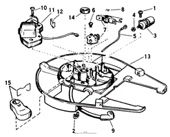 MODEL C-60 ENGINE PARTS LIST-MAGNETO