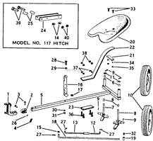 MODEL L120 LIGHT SWIVEL SULKY