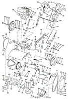 MODEL LRT-3 TILLER PARTS LIST