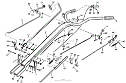 MODEL M-70BC TRACTOR HANDLE BAR ASSEMBLY