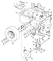 MODEL 9501 RIDING MOWER DRIVE GROUP