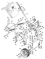 MODEL 9501 RIDING MOWER FRONT END GROUP