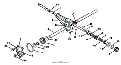 GEAR CASE PARTS AND PARTS LIST