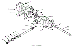 GEAR CASE PARTS AND PARTS LIST MODEL 51194