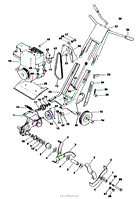 TILLER PARTS LIST MODEL 51194