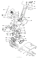 TILLER PARTS LIST MODEL 51195