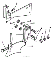 FURROW OPENER PARTS AND PARTS LIST MODEL 61752