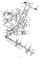 TILLER PARTS LIST MODEL 51194A