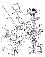 MODEL 5236 DELUXE MOWER-PARTS LIST