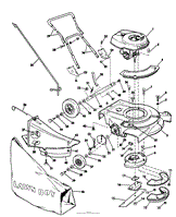 MODEL 5237 DELUXE MOWER-PARTS LIST