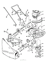 MODEL 7002 GRASSCATCHER DELUXE-PARTS LIST