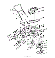 MODEL 7010 SPECIAL 21&quot; MOWER (LIMITED DISTRIBUTION)-PARTS LIST