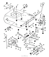 MODEL 9300 RIDING MOWER CLUTCH AND SHIFT GROUP