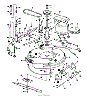 MODEL 9300 RIDING MOWER PAN GROUP