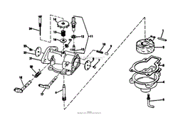 MODEL C-18 CARBURETOR PARTS LIST USED ON MODELS 7002, 5002