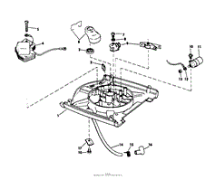 MODEL C-19 MAGNETO &amp; STARTER PARTS LIST USED ON MODEL 6252