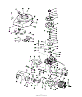 MODEL D-406E ENGINE PARTS LIST USED ON MODEL 7258E