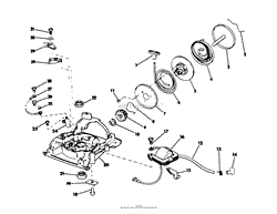 MODEL D-430 MAGNETO &amp; STARTER PARTS LIST USED ON MODELS 7010, 3054