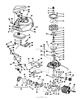 MODEL D-445 ENGINE PARTS LIST USED ON MODEL 8226