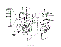 MODEL D-446 CARBURETOR PARTS LIST USED ON MODEL 8227