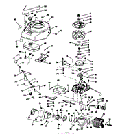 MODEL D-446E ENGINE PARTS LIST USED ON MODEL 8227E