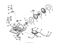 MODEL D-460 MAGNETO &amp; STARTER PARTS LIST USED ON MODEL 1013