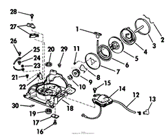 MAGNETO &amp; STARTER PARTS LIST MODELS USED ON: 1015