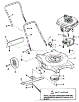 DECK, SHROUD AND HANDLE