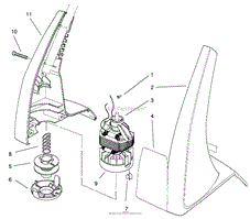 MOTOR &amp; HOUSING ASSEMBLY