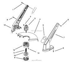 MOTOR &amp; HOUSING ASSEMBLY