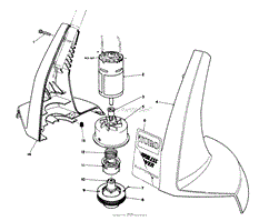 MOTOR AND HOUSING ASSEMBLY