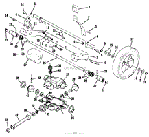 LAWN MOWER PARTS LIST DRIVE GROUP MODEL 8352JP