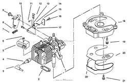 2 CYCLE ENGINE ASSEMBLY