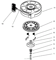 RECOIL STARTER ASSEMBLY 590702