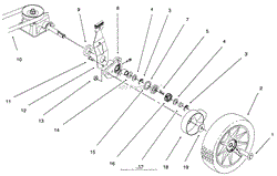 REAR AXLE ASSEMBLY (MODEL NO. 10304)