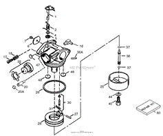 CARBURETOR ASSEMBLY NO. 640303