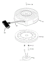 RECOIL STARTER ASSEMBLY NO. 590737