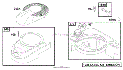 ENGINE BRIGGS &amp; STRATTON MODEL 12U802-3119-E1(6)