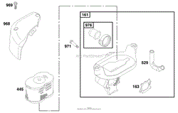 ENGINE BRIGGS &amp; STRATTON MODEL 12U802-3119-E1