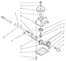 GEAR CASE ASSEMBLY NO. 92-7735