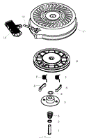 RECOIL STARTER NO. 590694 (OPTIONAL)