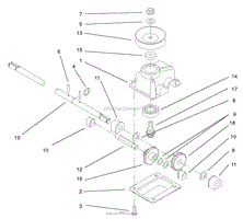 GEAR CASE ASSEMBLY NO. 104-7671